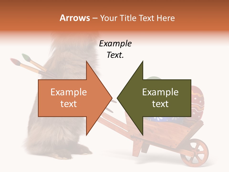 Easter Fluffy Red PowerPoint Template