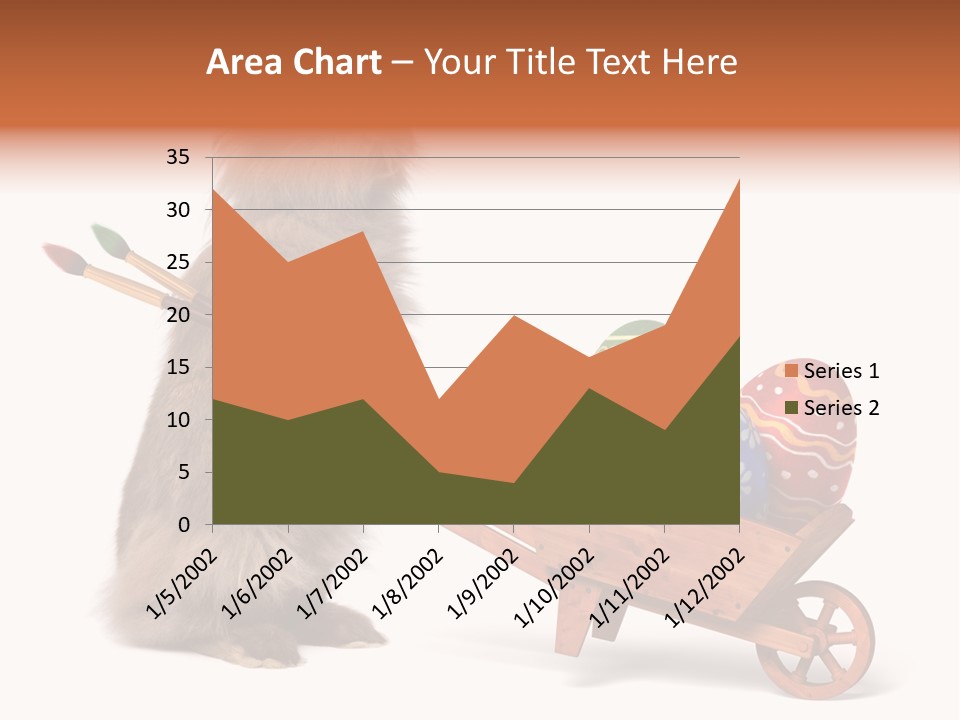 Easter Fluffy Red PowerPoint Template