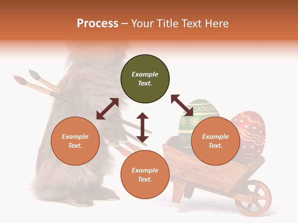 Easter Fluffy Red PowerPoint Template