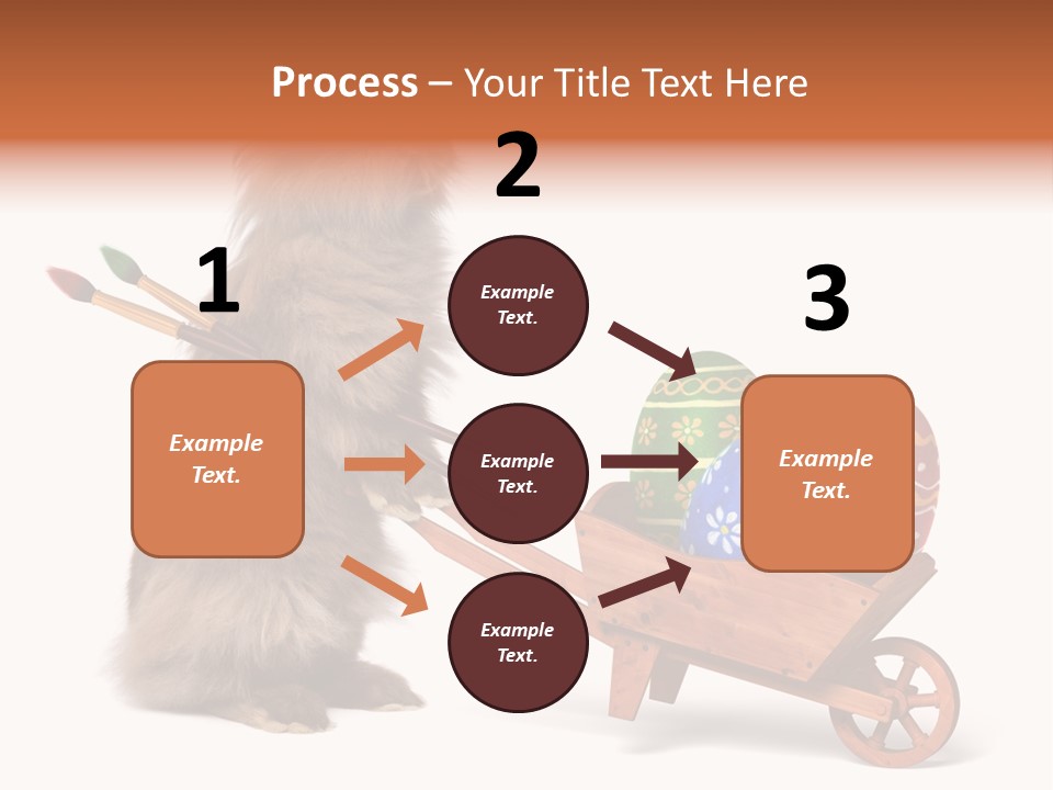 Easter Fluffy Red PowerPoint Template