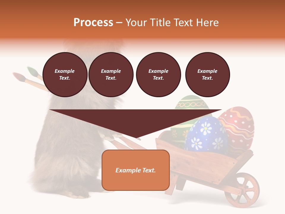 Easter Fluffy Red PowerPoint Template