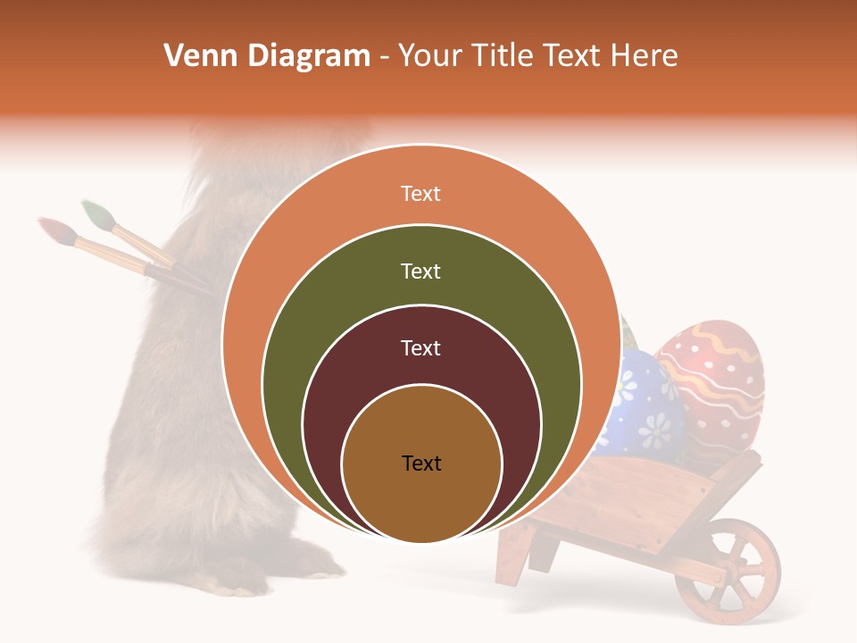 Easter Fluffy Red PowerPoint Template