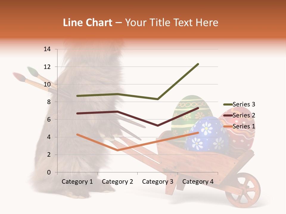 Easter Fluffy Red PowerPoint Template