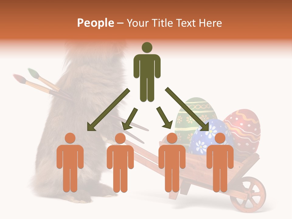 Easter Fluffy Red PowerPoint Template