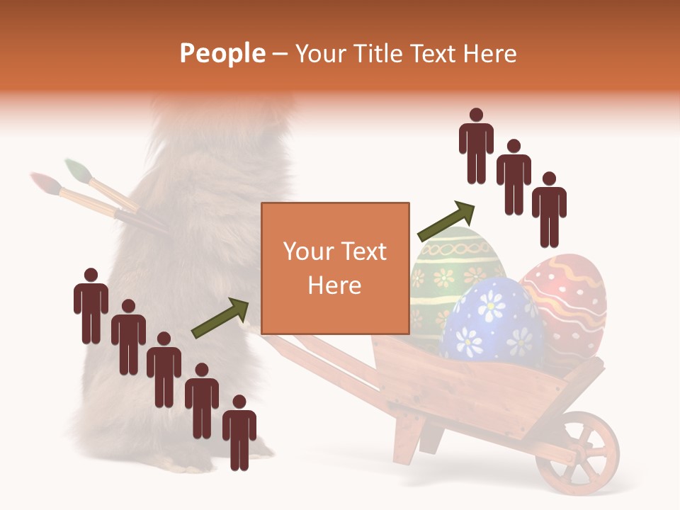 Easter Fluffy Red PowerPoint Template