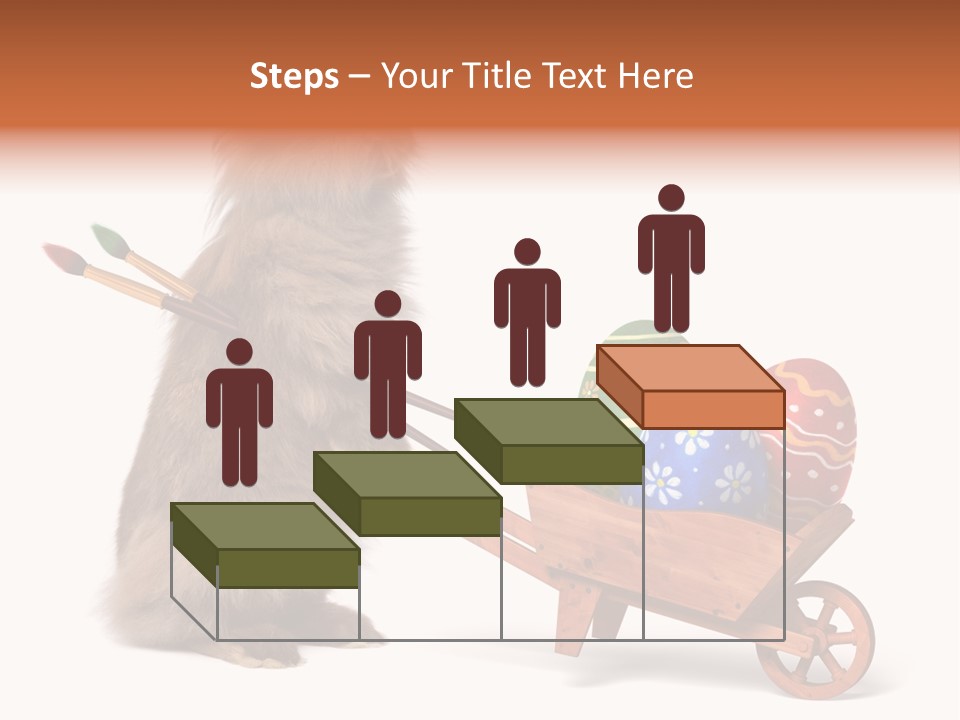 Easter Fluffy Red PowerPoint Template