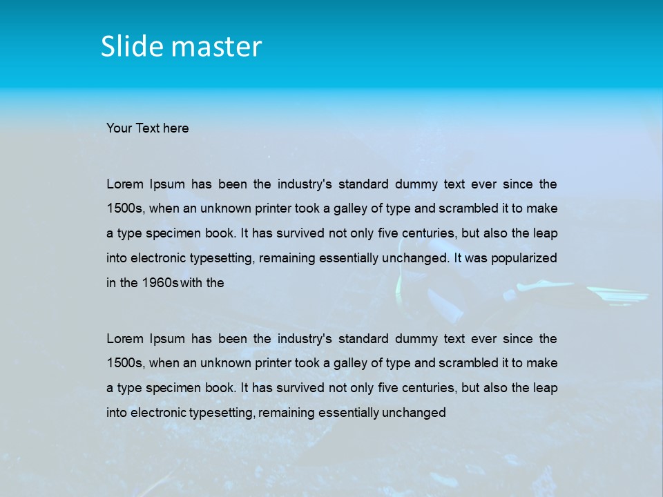 Poisson Ange Red Sea Ange PowerPoint Template