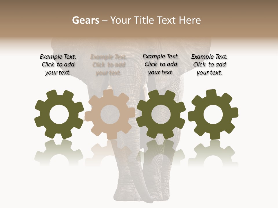 Ivory Single Standing PowerPoint Template