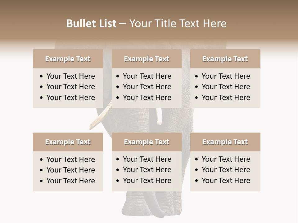 Ivory Single Standing PowerPoint Template