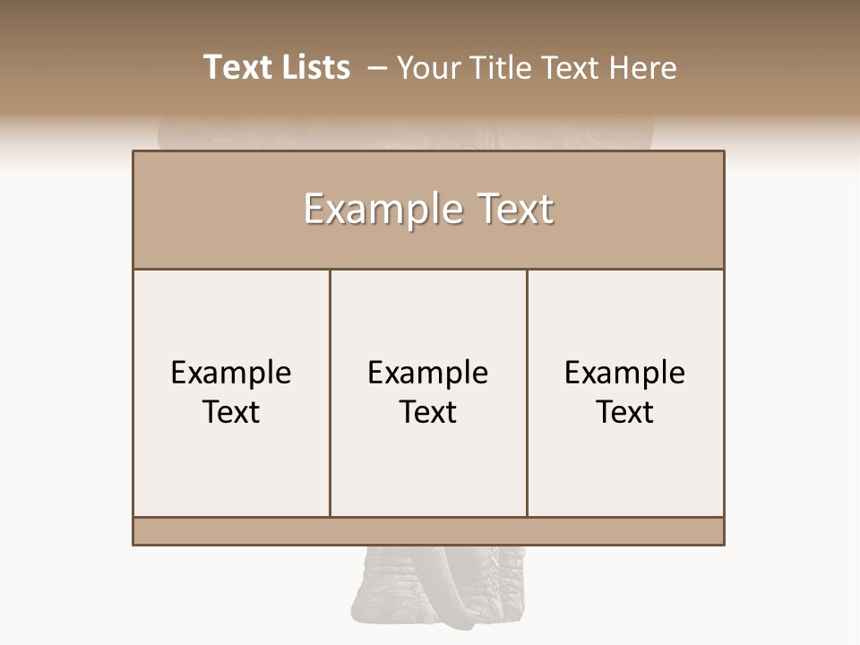 Ivory Single Standing PowerPoint Template