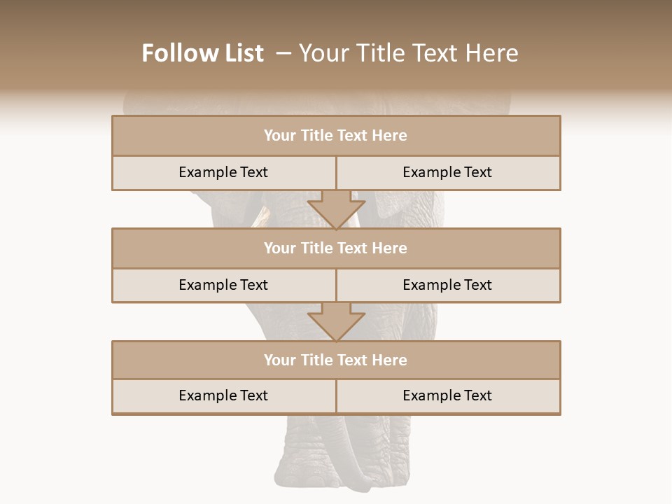 Ivory Single Standing PowerPoint Template