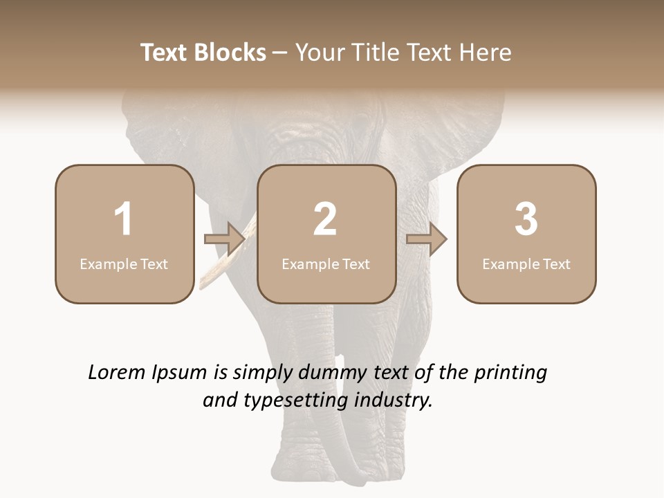 Ivory Single Standing PowerPoint Template