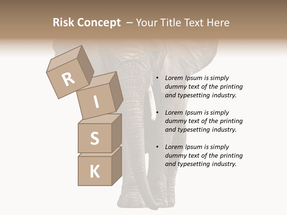 Ivory Single Standing PowerPoint Template