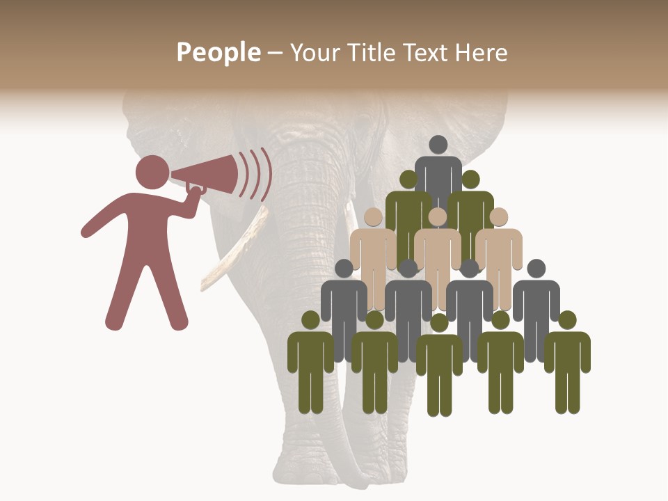 Ivory Single Standing PowerPoint Template