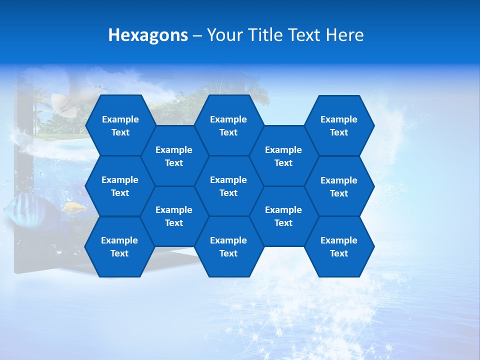 Threedimensional Clouds Flow PowerPoint Template