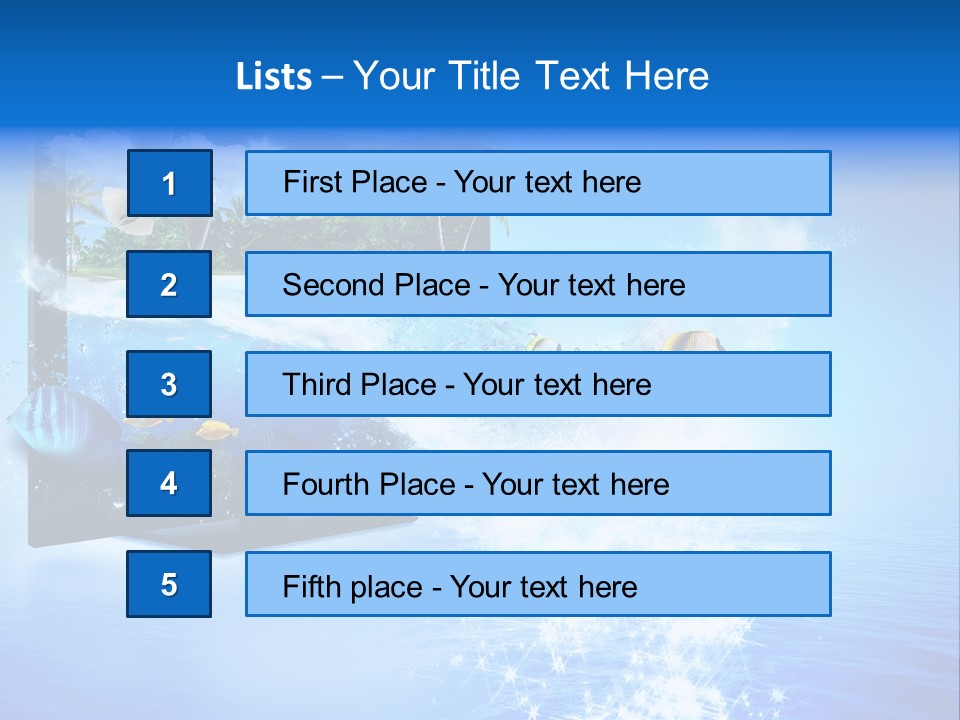Threedimensional Clouds Flow PowerPoint Template
