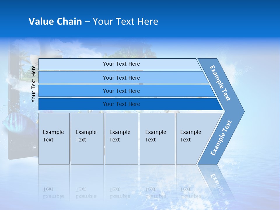 Threedimensional Clouds Flow PowerPoint Template