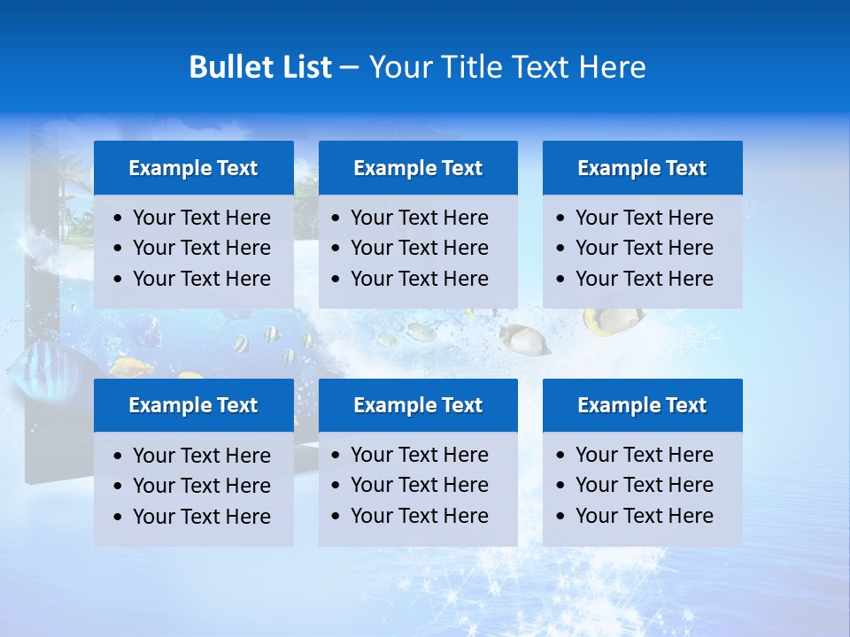 Threedimensional Clouds Flow PowerPoint Template