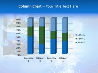 Threedimensional Clouds Flow PowerPoint Template