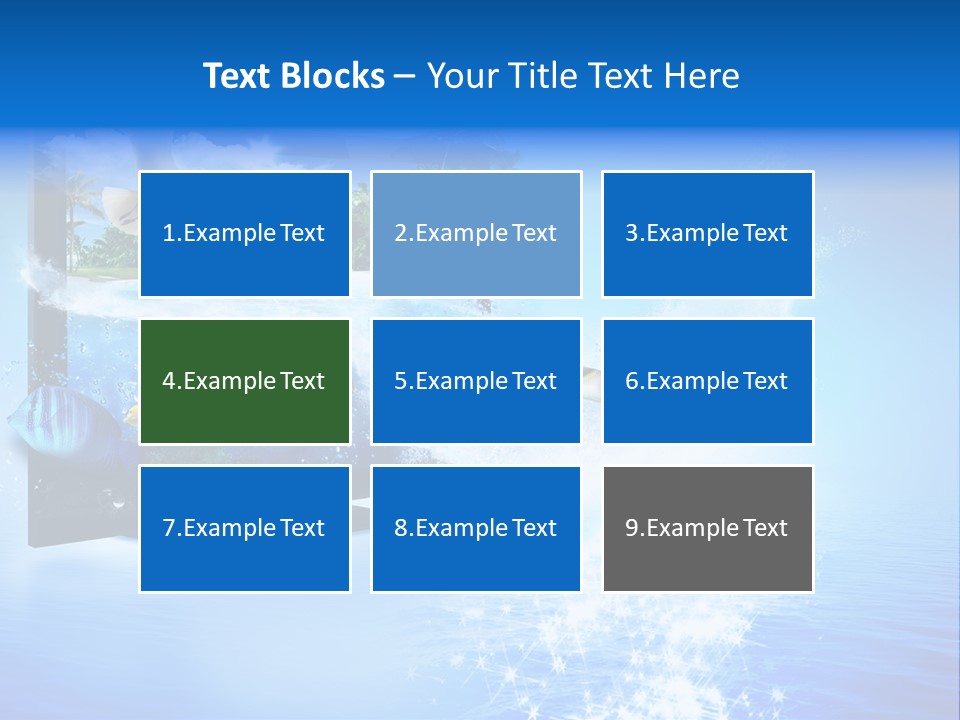Threedimensional Clouds Flow PowerPoint Template