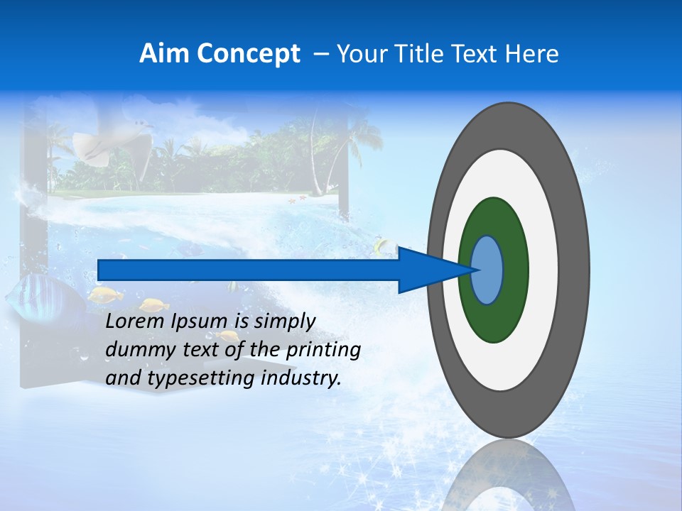 Threedimensional Clouds Flow PowerPoint Template