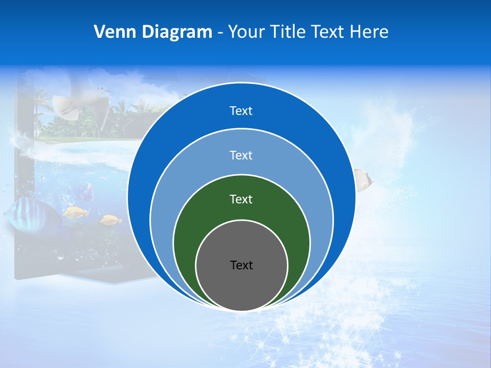 Threedimensional Clouds Flow PowerPoint Template
