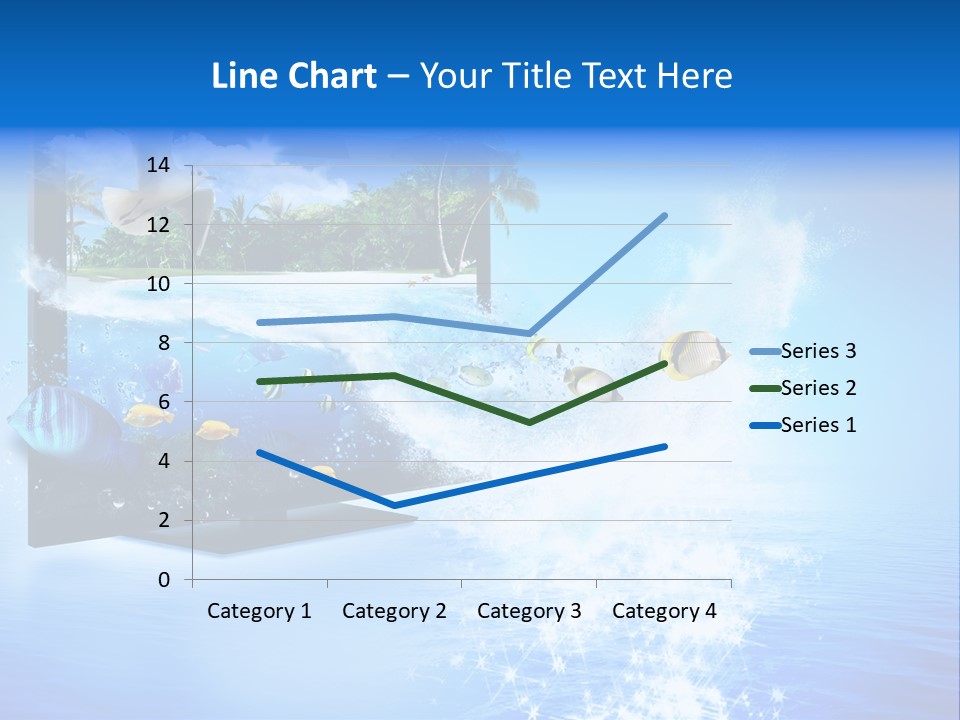 Threedimensional Clouds Flow PowerPoint Template