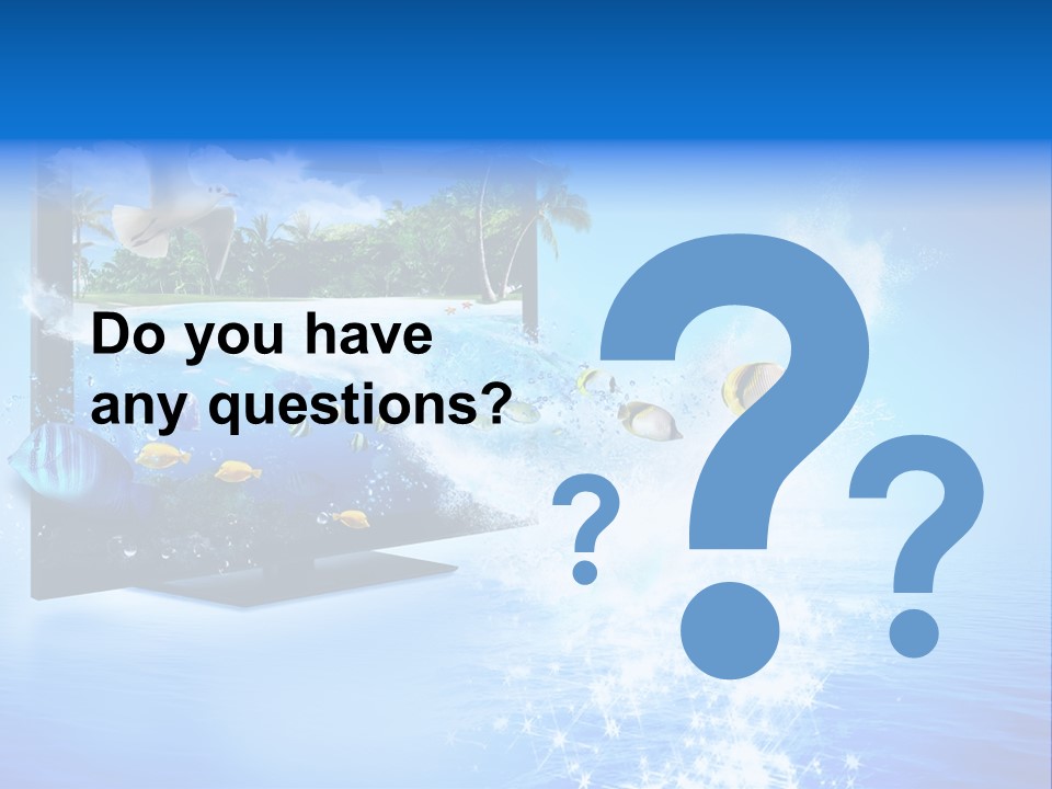 Threedimensional Clouds Flow PowerPoint Template