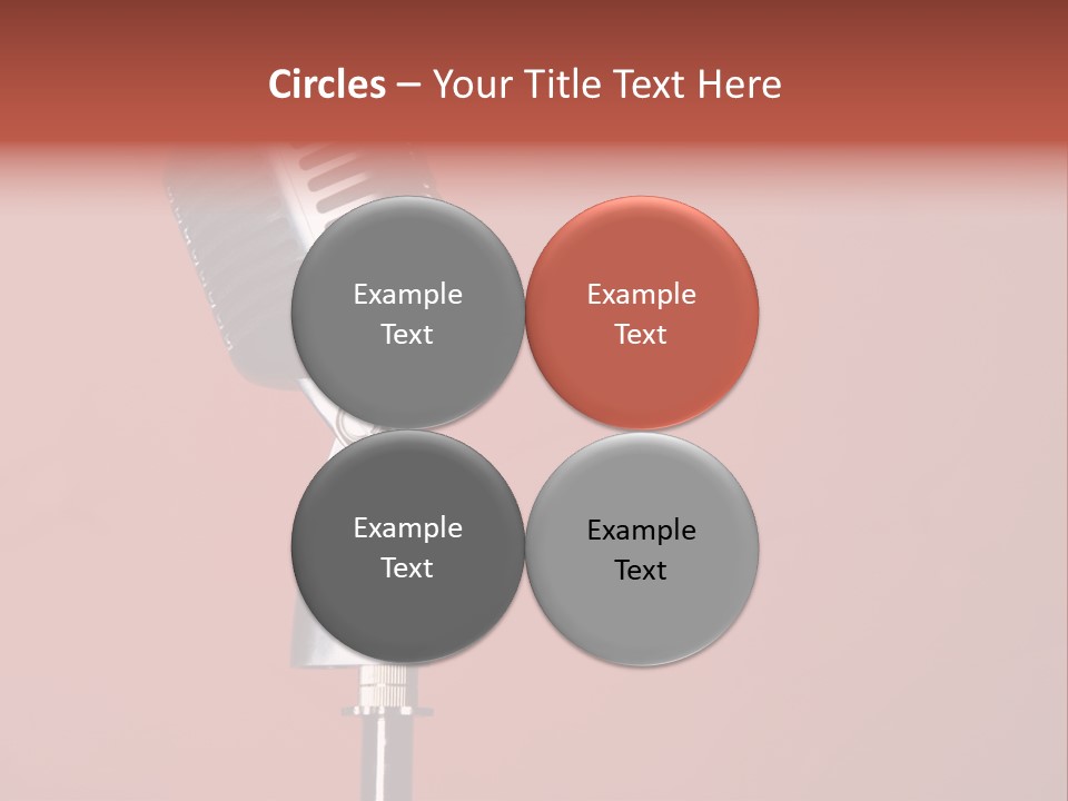 Singing Retro Musical PowerPoint Template