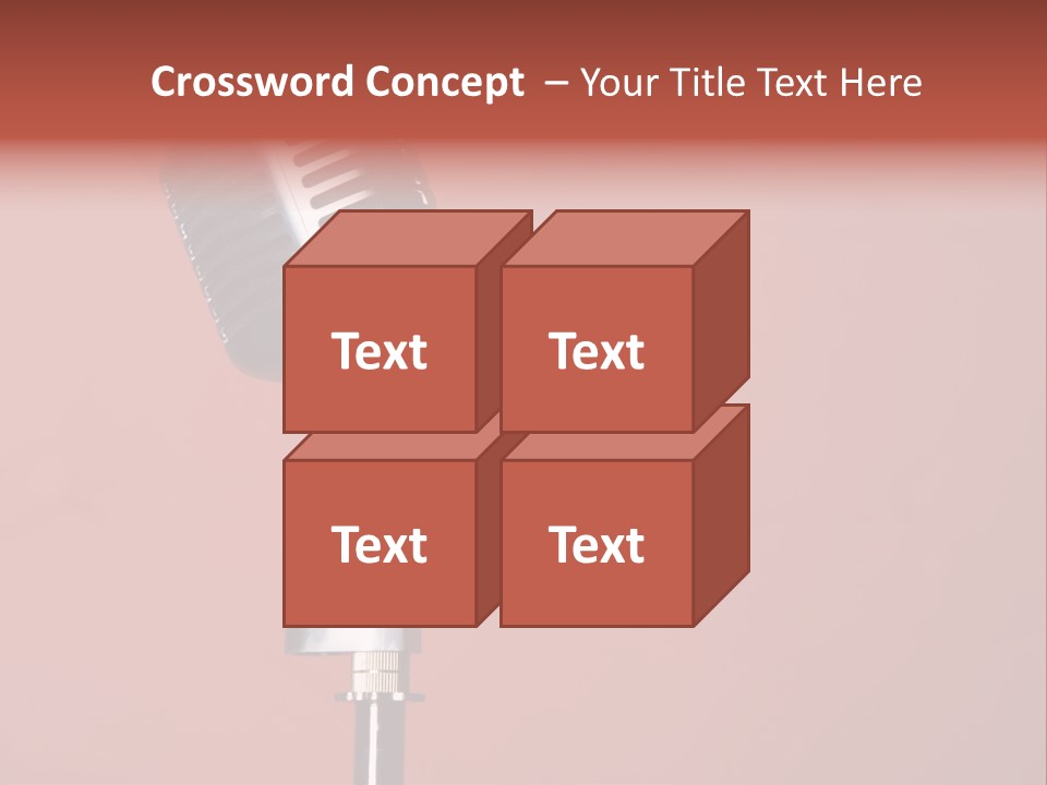 Singing Retro Musical PowerPoint Template