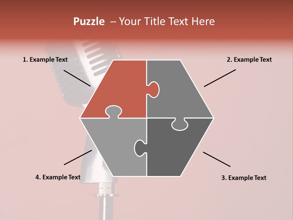 Singing Retro Musical PowerPoint Template