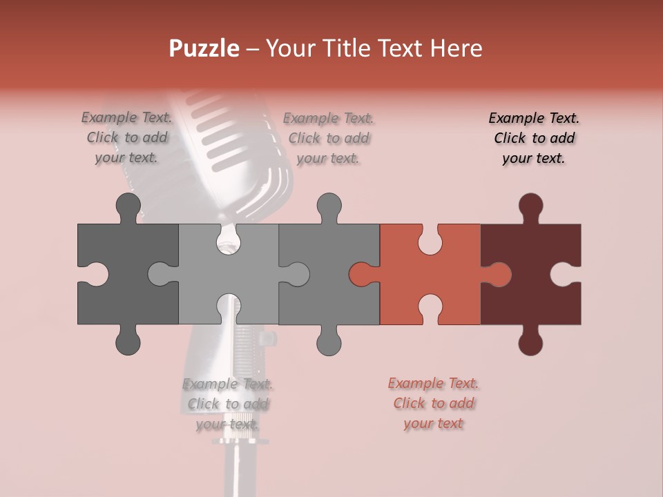 Singing Retro Musical PowerPoint Template
