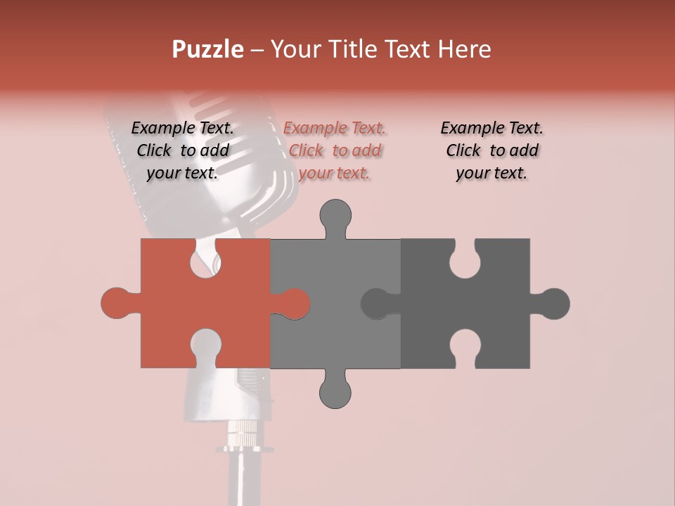 Singing Retro Musical PowerPoint Template