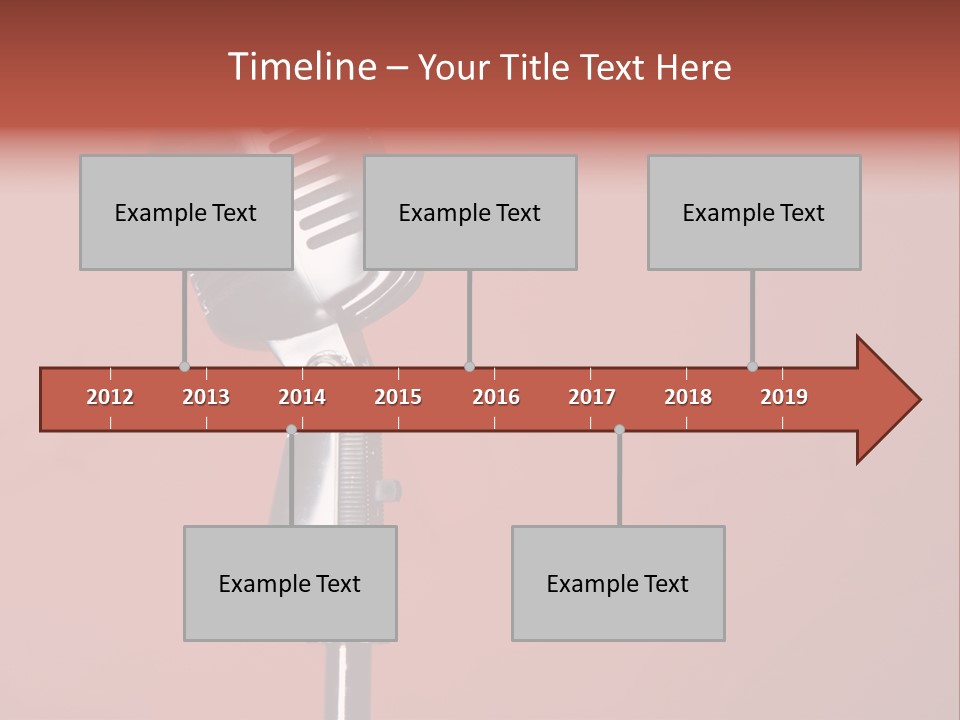 Singing Retro Musical PowerPoint Template
