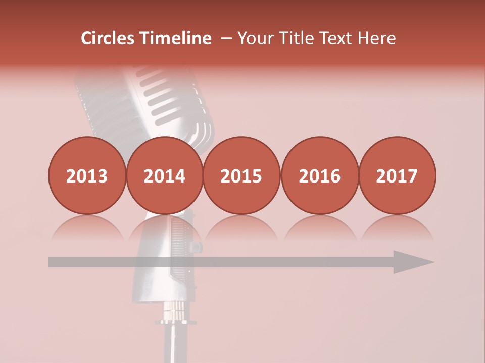 Singing Retro Musical PowerPoint Template