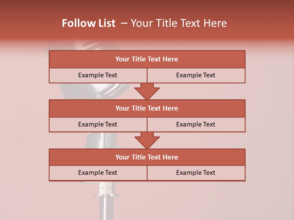 Singing Retro Musical PowerPoint Template