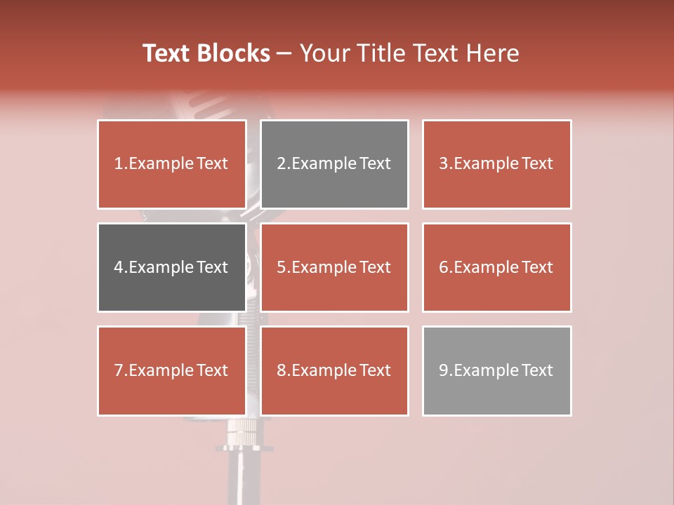 Singing Retro Musical PowerPoint Template