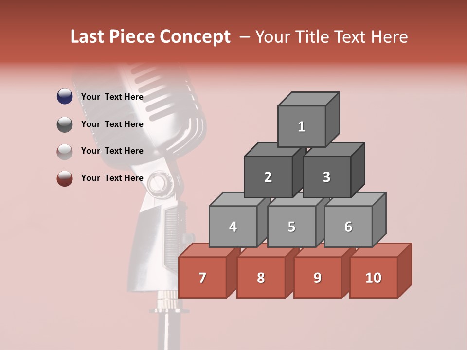 Singing Retro Musical PowerPoint Template