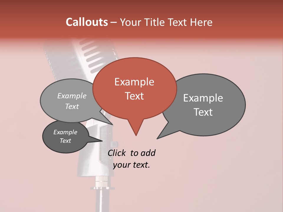 Singing Retro Musical PowerPoint Template