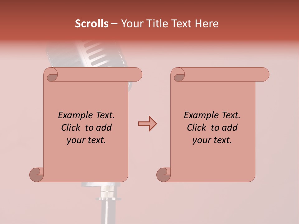 Singing Retro Musical PowerPoint Template
