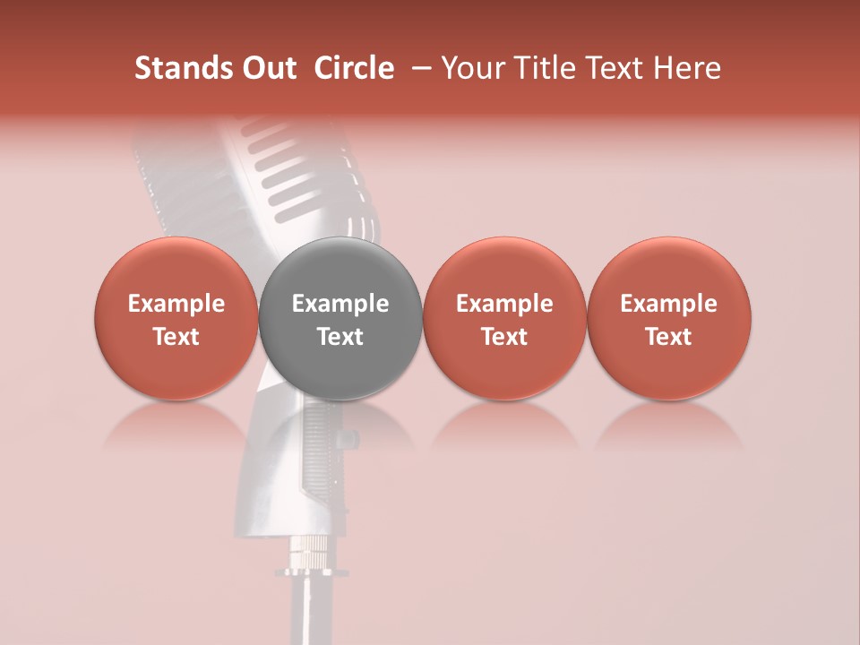 Singing Retro Musical PowerPoint Template