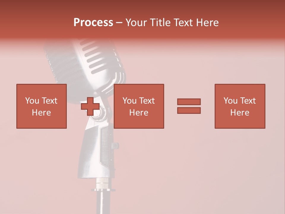 Singing Retro Musical PowerPoint Template