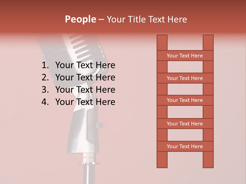 Singing Retro Musical PowerPoint Template