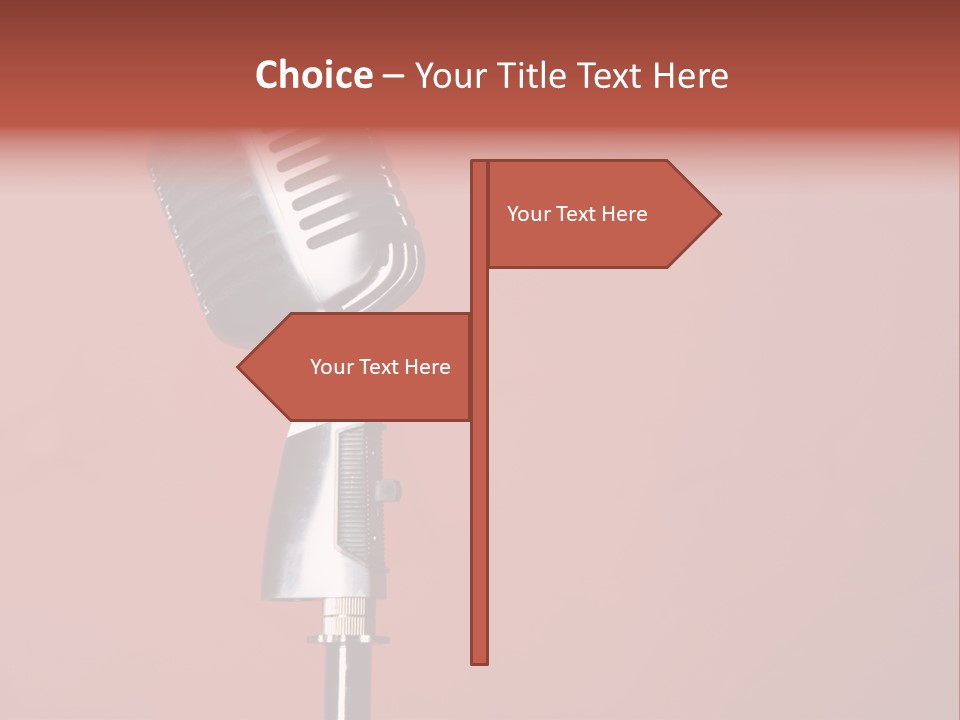 Singing Retro Musical PowerPoint Template