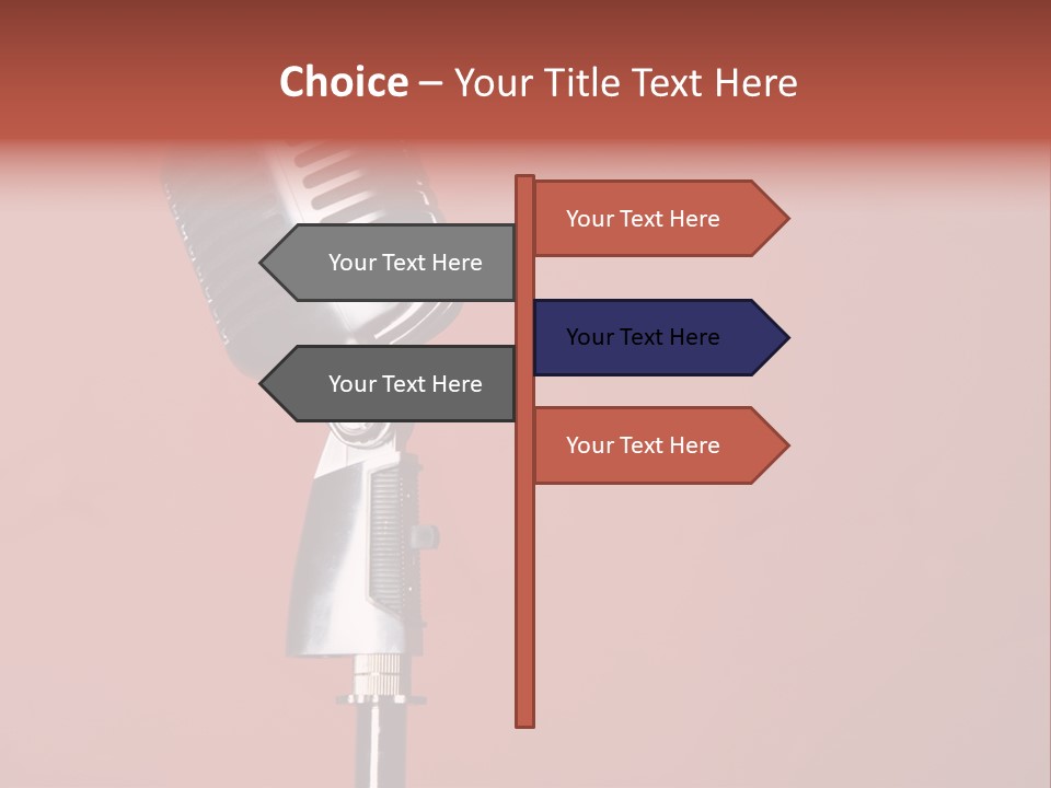 Singing Retro Musical PowerPoint Template