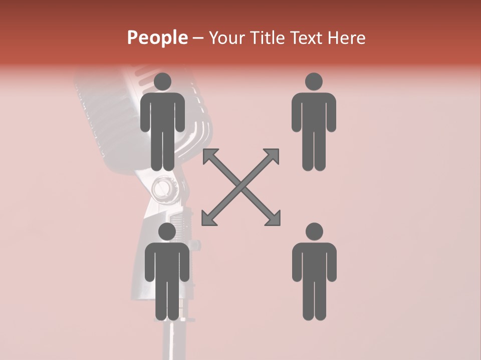 Singing Retro Musical PowerPoint Template