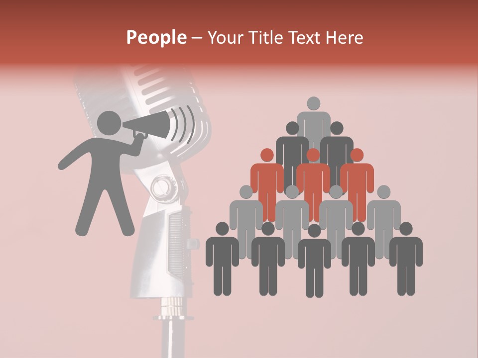 Singing Retro Musical PowerPoint Template