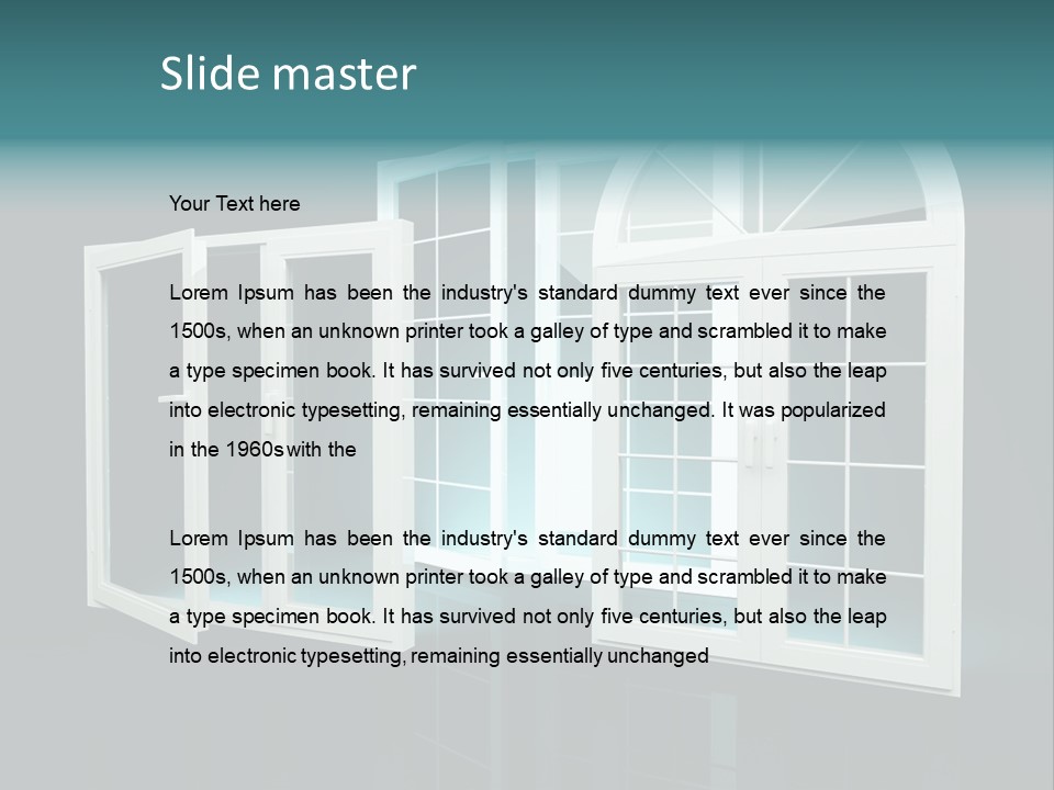 Bia Plastik Budowa PowerPoint Template