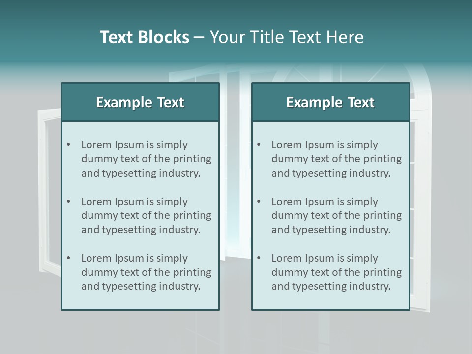 Bia Plastik Budowa PowerPoint Template