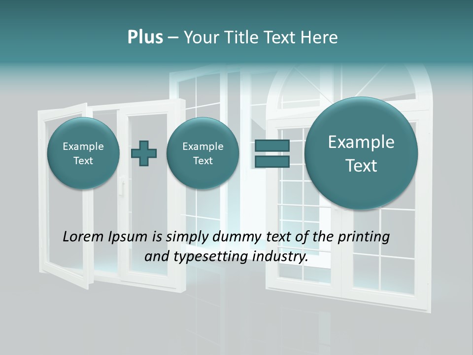Bia Plastik Budowa PowerPoint Template